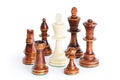 Chess figure isolated on the white