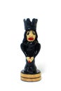 Chess figure queen in the form of a prisoner Royalty Free Stock Photo