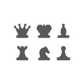 Chess figures king, queen, bishop, knight, rook, pawn