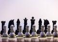 chess game background stategy Royalty Free Stock Photo