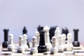 chess game background stategy Royalty Free Stock Photo