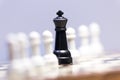 Chess game background stategy Royalty Free Stock Photo