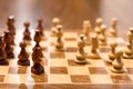 Chess game board Royalty Free Stock Photo