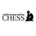 Chess game logotype illustration Royalty Free Stock Photo