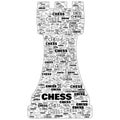 Chess Game Shapes Text Words Abstract Background Illustration