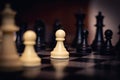 Chess. A game. Strategy Royalty Free Stock Photo
