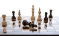 Chess give up Royalty Free Stock Photo