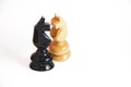 Chess Horses In Love Royalty Free Stock Photo