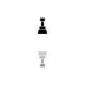 Chess icon flat