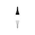 Chess icon flat