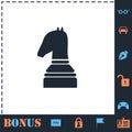 Chess icon flat