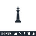 Chess icon flat