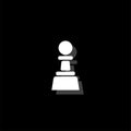 Chess icon flat