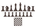 Chess. Icon set