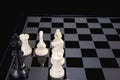 Chess King Cornered Royalty Free Stock Photo