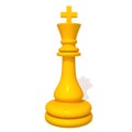 Chess King 3d illustration