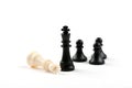 Chess King Down Royalty Free Stock Photo
