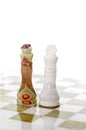 Chess Kings On White