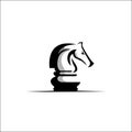 Chess Logo Design Template. Vector Illustration