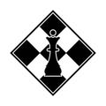 chess logo icon vector Royalty Free Stock Photo