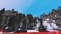 Chess and the medieval town