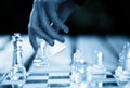 Chess move Royalty Free Stock Photo