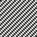 Chess pattern background. Diamond wave texture. Optical illusion design. Vector grid illustration.