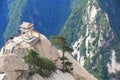 Chess pavilion built on stone cliff