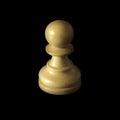 Chess Pawn in the Shadows