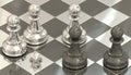 Chess pawns Royalty Free Stock Photo