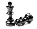 Chess pawns Royalty Free Stock Photo