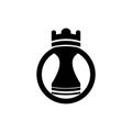 Chess piece icon isolated on white background. Chess piece icon in trendy design style. Chess piece vector icon modern and simple Royalty Free Stock Photo