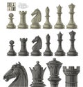 Chess piece set