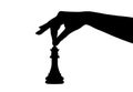 Chess piece silhouette