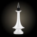 Chess piece white king , look like realistic