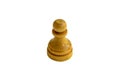 Chess piece, white pawn on a white background Royalty Free Stock Photo
