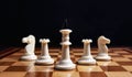 Chess pieces board Royalty Free Stock Photo