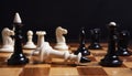 Chess pieces board Royalty Free Stock Photo