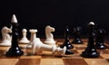 Chess pieces board Royalty Free Stock Photo