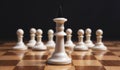 Chess pieces board Royalty Free Stock Photo