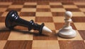 Chess pieces board Royalty Free Stock Photo