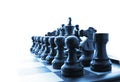 Chess Pieces Business Strategy Royalty Free Stock Photo