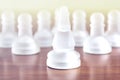 Chess pieces. Business strategy and teamwork concept Royalty Free Stock Photo