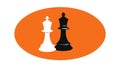 Chess Pieces Icon for Strategy, Games, and Intellectual Challenge, vector design Generative AI Royalty Free Stock Photo