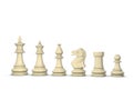 Chess pieces set Royalty Free Stock Photo