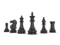 Chess pieces set Royalty Free Stock Photo