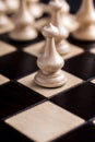 Chess pieces showing competition Royalty Free Stock Photo