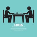 Chess Player Sign