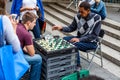 Chess player at Union Square in New York Royalty Free Stock Photo