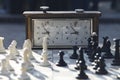 Chess. Playing time Royalty Free Stock Photo